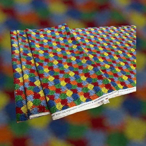 Vintage KidStuff "All Stars" Moda Fabric Pattern #10650 3 Yards x 44 Wide - Picture 5 of 16